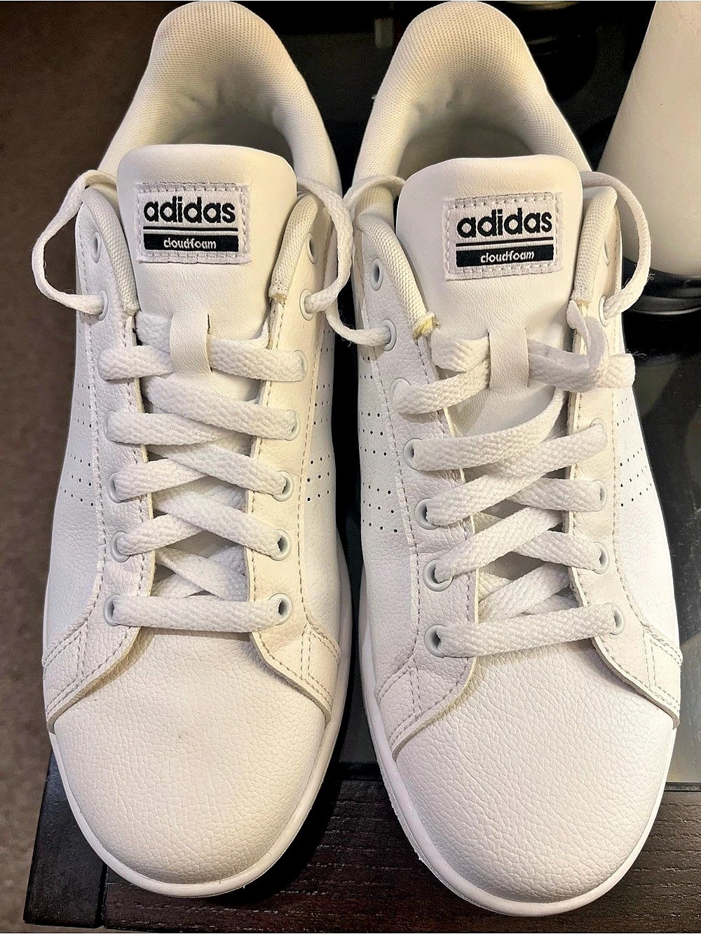 adidas Cloudfoam Advantage Clean Women's White Sneakers US women's size 11